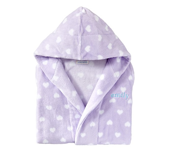 Heart Kids Bathrobe Pottery Barn Kids