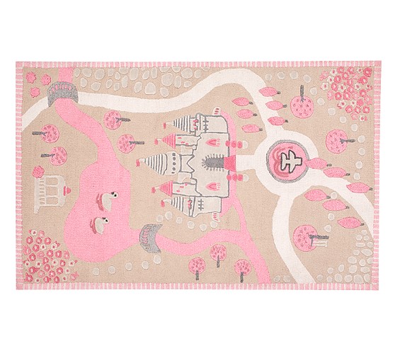 Castle Rug Patterned Rugs Pottery Barn Kids