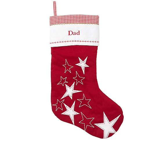 Stars Quilted Christmas Stocking Pottery Barn Kids