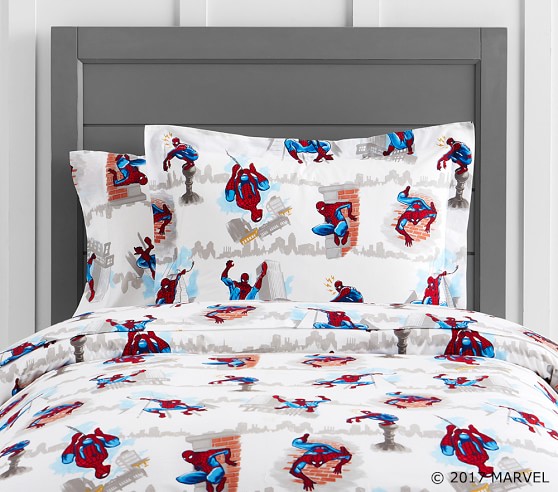 Boys Spider Man Kids Duvet Cover Pottery Barn Kids