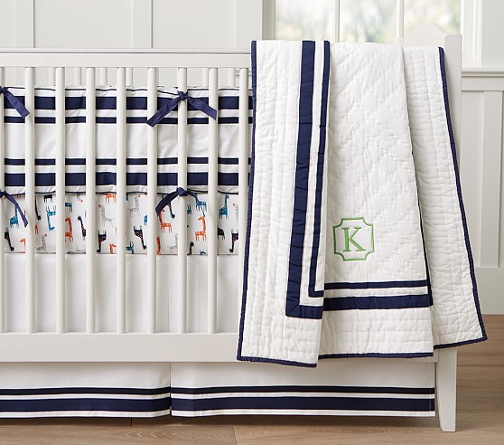 Harper Giraffe Crib Bedding Sets Pottery Barn Kids