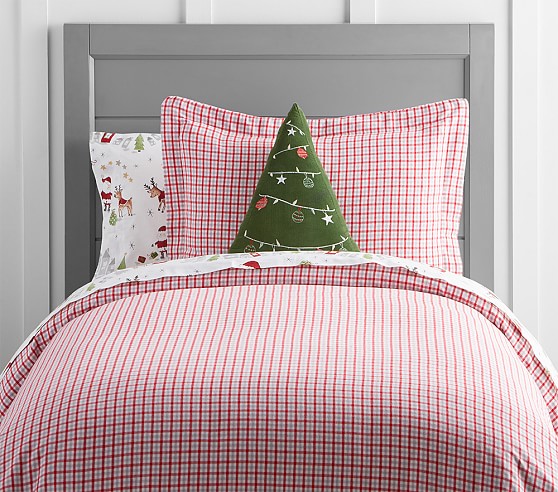 Plaid Flannel Kids Duvet Cover Pottery Barn Kids