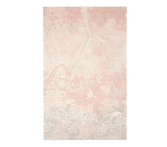 Monique Lhuillier Bird Rug Patterned Rugs Pottery Barn Kids