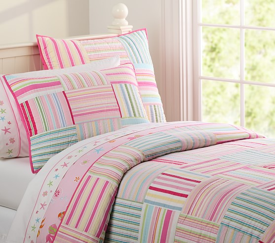 Bright Stripe Quilt Pottery Barn Kids