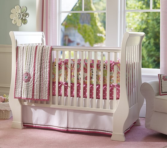 Petite Paisley Dottie Crib Bedding Set Pottery Barn Kids