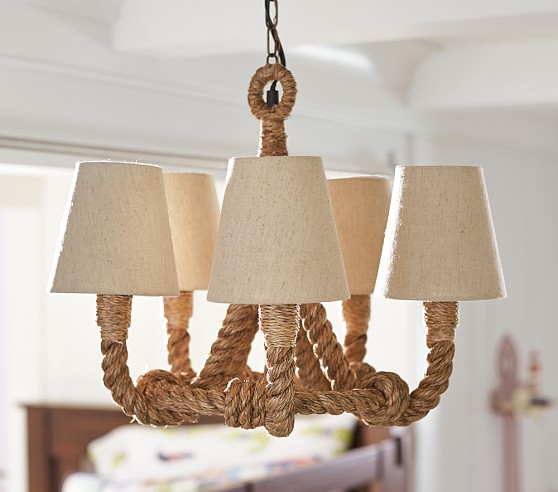 Rope Chandelier Pendant Pottery Barn Kids