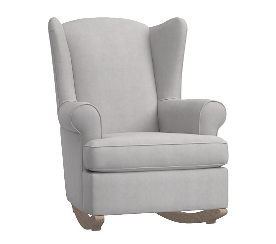 Wingback Convertible Rocking Chair Ottoman Pottery Barn Kids