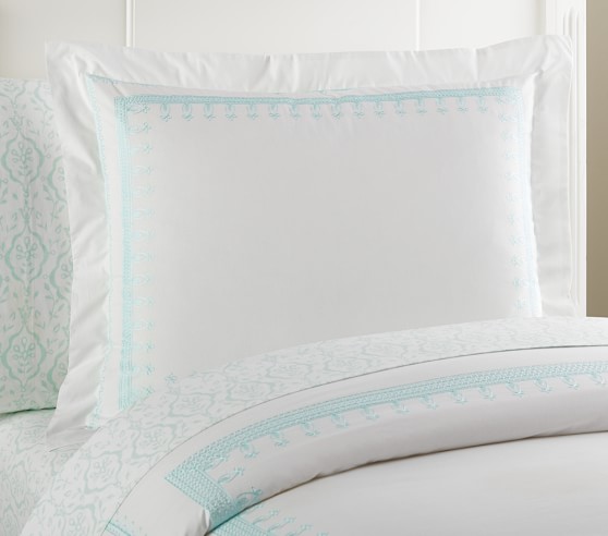 Embroidered Duvet Cover Pottery Barn Kids