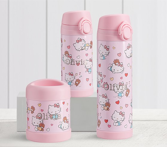 Hello Kitty Hearts Water Bottles Pottery Barn Kids