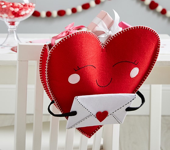 Valentine S Day Heart Shaped Mailbox Chairbacker Pottery Barn Kids