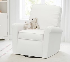 white nursery chair