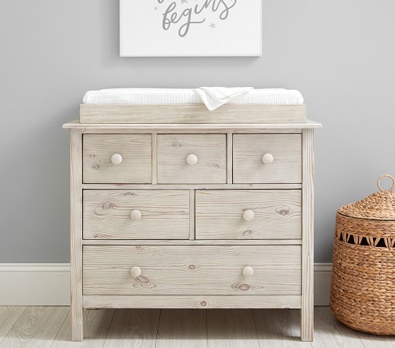 Kendall Nursery Changing Table Dresser Topper Pottery Barn Kids