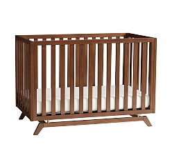 Dark Wood Modern Baby Cribs Bassinets Pottery Barn Kids