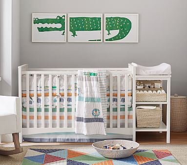 Hayden Baby Crib Changing Table Combo Pottery Barn Kids