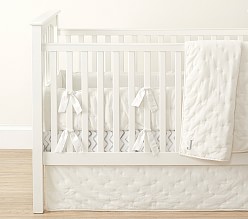 White Crib Bumper Pads Pottery Barn Kids