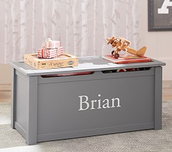 wooden personalized toy box