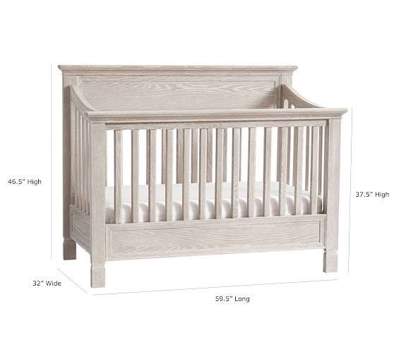 Larkin 4 In 1 Convertible Baby Crib Pottery Barn Kids