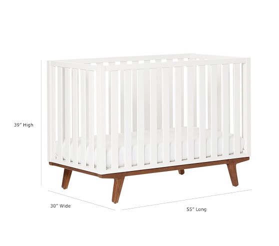 West Elm X Pbk Modern Convertible Crib Baby Crib Pottery Barn Kids