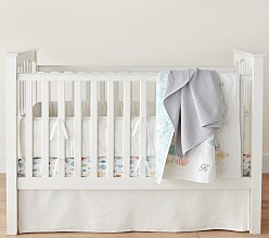 Solid White Crib Bedding Set Pottery Barn Kids