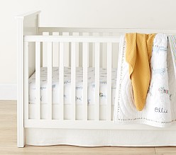 Solid White Crib Bedding Set Pottery Barn Kids