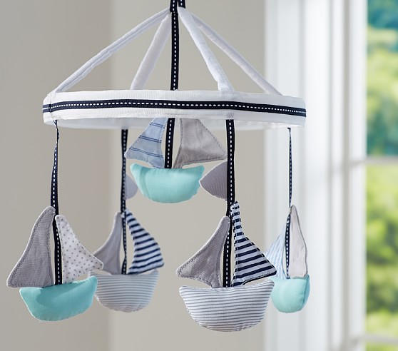 Sailboat Baby Mobile Nursery Decor Pottery Barn Kids