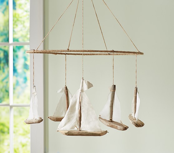 Sailboat Baby Mobile Pottery Barn Kids