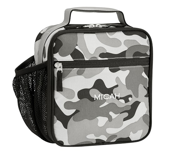 Mackenzie Gray Classic Camo Reflective Kids Lunch Boxes Pottery