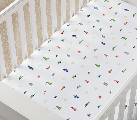 Organic Preston Crib Sheets Pottery Barn Kids