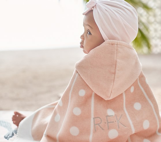 The Emily Meritt Seashell Baby Beach Wrap Pottery Barn Kids