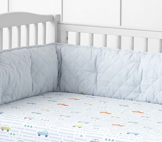 Aiden Car Crib Sheets Pottery Barn Kids