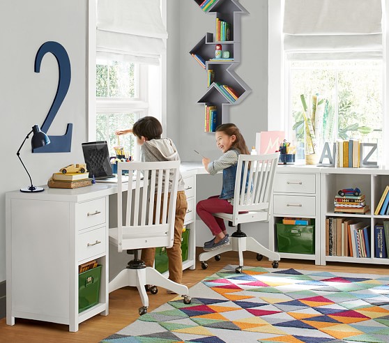 Everett Modular Corner Kids Desk Pottery Barn Kids