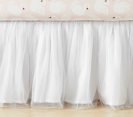 The Emily Meritt Tulle Crib Skirt Pottery Barn Kids