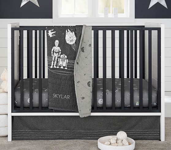 Organic Star Wars Allover Sky Crib Sheets Set Of 2 Pottery