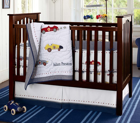 Roadster Crib Bedding Set Pottery Barn Kids