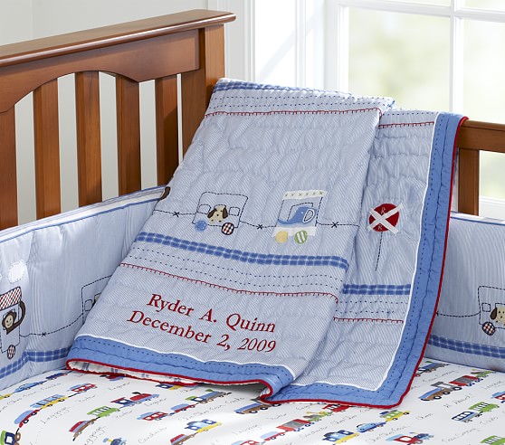 Ryder Baby Quilt Crib Bedding Pottery Barn Kids