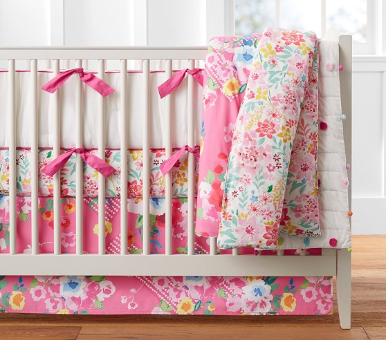 Pia Penelope Crib Bedding Sets Pottery Barn Kids