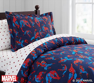 Spider Man Kids Duvet Cover Pottery Barn Kids