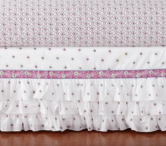 Brooklyn Crib Skirt Pottery Barn Kids