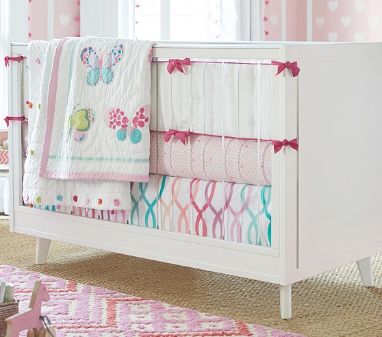 Lucy Butterfly Crib Bedding Sets Pottery Barn Kids