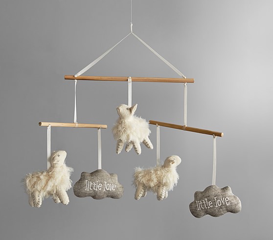 Sweet Dreams Sheep Baby Mobile Pottery Barn Kids