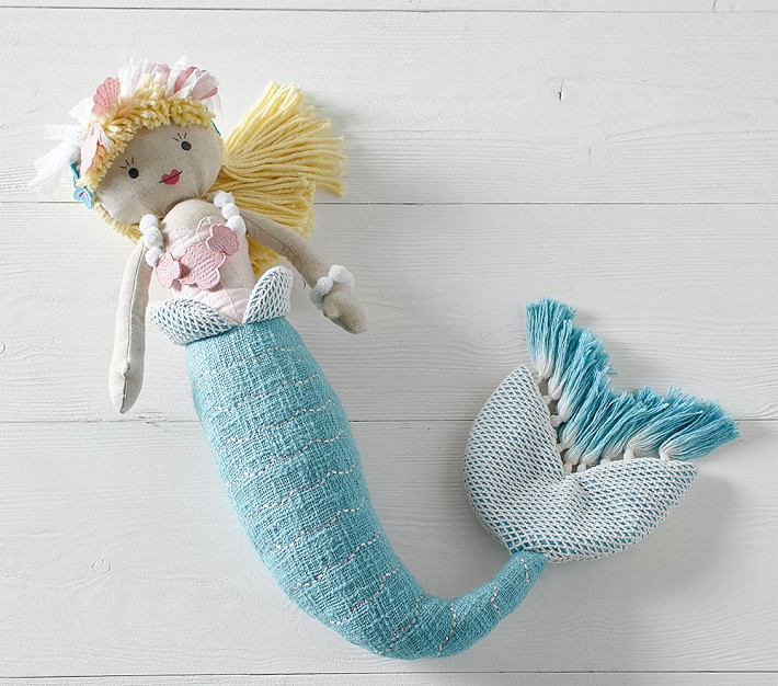 mermaid sequin stuffed animal