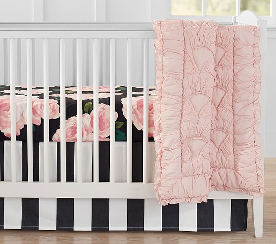 The Emily Meritt Bed Of Roses Crib Bedding Sets Pottery Barn Kids