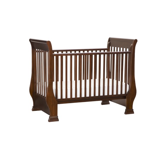 Sleigh Fixed Gate Baby Crib Pottery Barn Kids