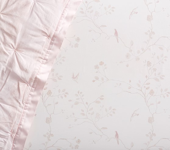 Monique Lhuillier Floral Bird Crib Sheets Pottery Barn Kids