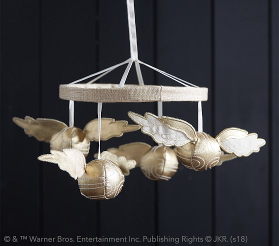 Harry Potter Golden Snitch Baby Mobile Pottery Barn Kids