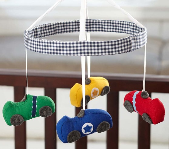 Race Car Baby Mobile Pottery Barn Kids