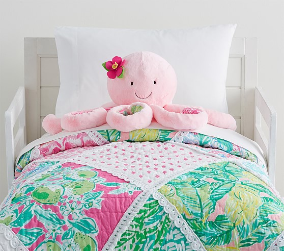 Lilly Pulitzer Party Patchwork Toddler Comforter Pottery Barn Kids