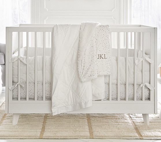 Metallic Star Crib Bedding Sets Pottery Barn Kids