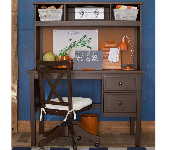 Elliott Kids Desk Hutch Pottery Barn Kids