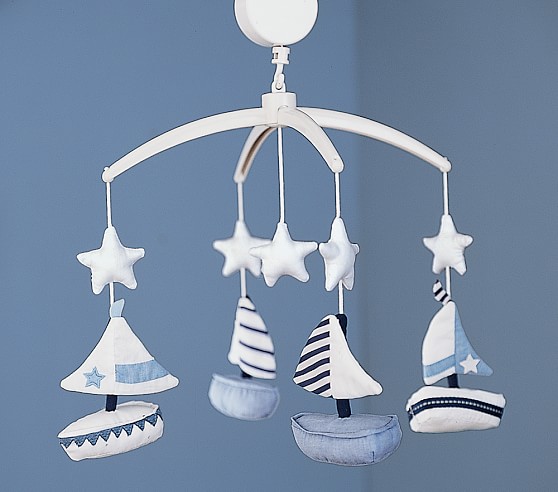 Chase Sailboat Baby Mobile Pottery Barn Kids